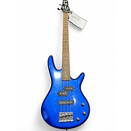 Used Ibanez  Gio Mikro Blue Electric Bass Guitar
