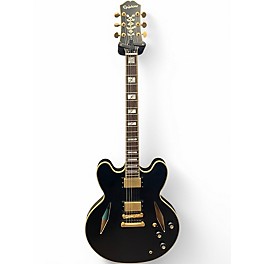 Used Epiphone Emily Wolfe Sheraton Black Hollow Body Electric Guitar