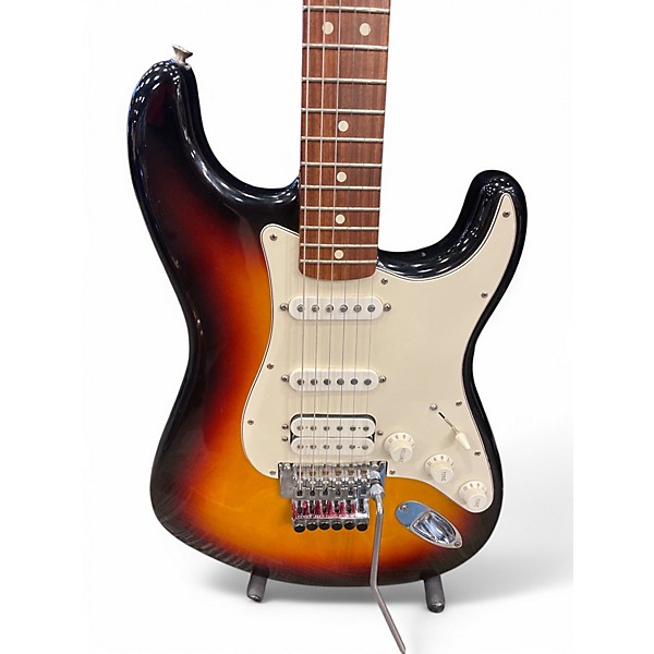 Used 2009 Fender Standard Stratocaster HSSFR 3 Color Sunburst Solid Body Electric Guitar