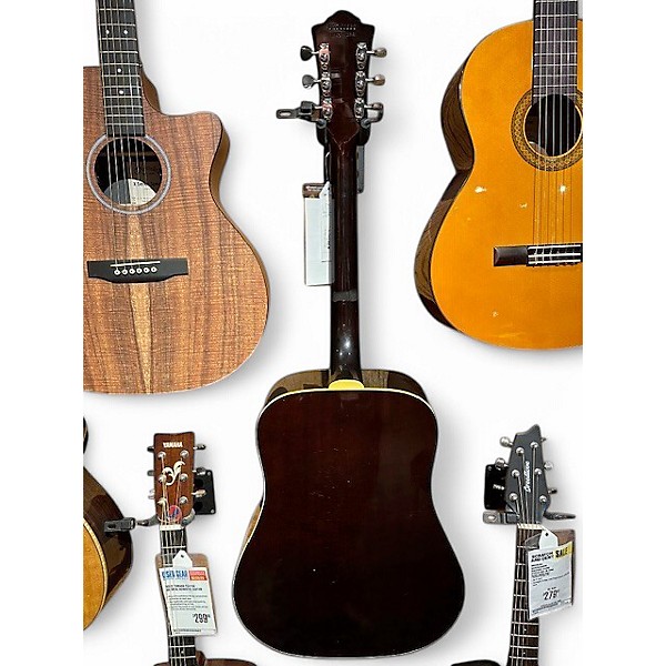 Vintage 1974 Guild D140 Tobacco Burst Acoustic Guitar