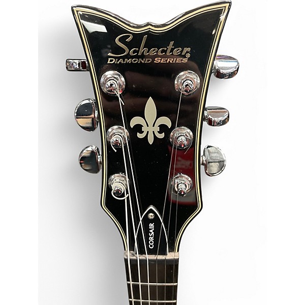 Used Schecter Guitar Research Corsair Worn Cherry Hollow Body Electric Guitar