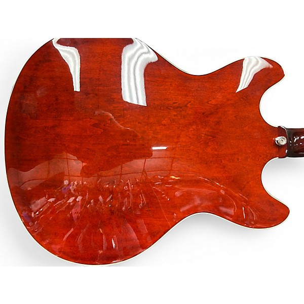 Used Schecter Guitar Research Corsair Worn Cherry Hollow Body Electric Guitar