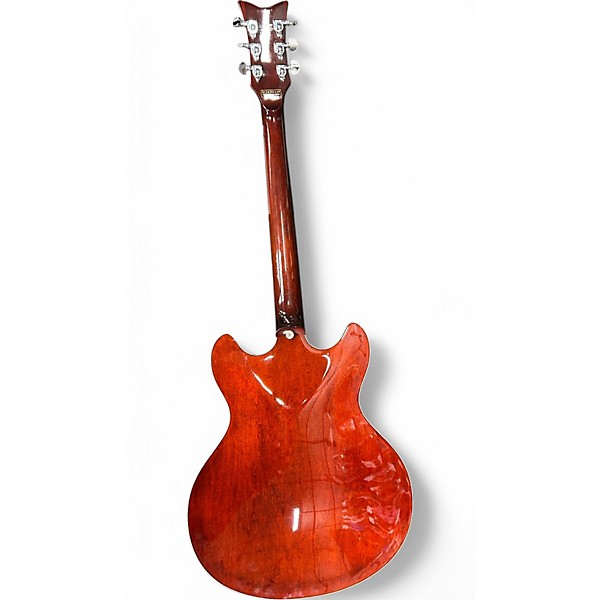 Used Schecter Guitar Research Corsair Worn Cherry Hollow Body Electric Guitar