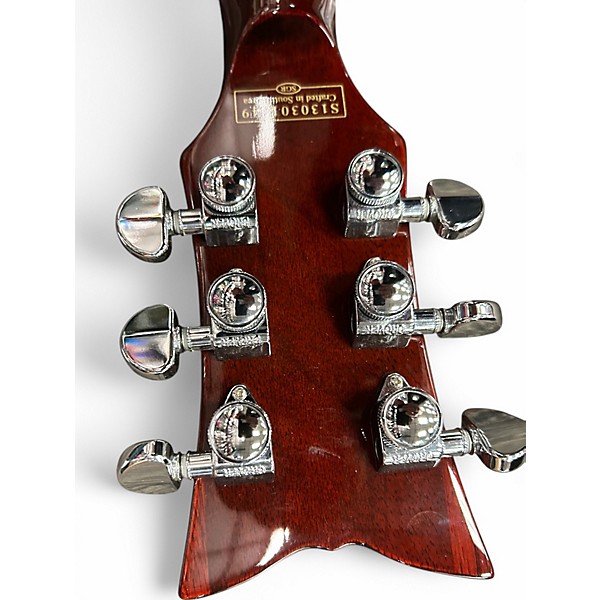 Used Schecter Guitar Research Corsair Worn Cherry Hollow Body Electric Guitar