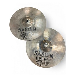 Used SABIAN 13in aa marching hats Cymbal