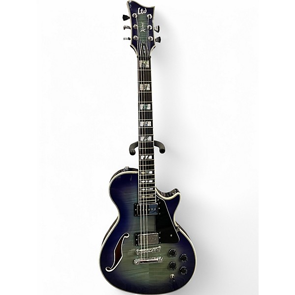 Used ESP X-Tone PS 1000 Violet Shadow Hollow Body Electric Guitar