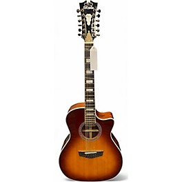 Used D'Angelico PREMIER FULTON ICE TEA BURST 12 String Acoustic Electric Guitar