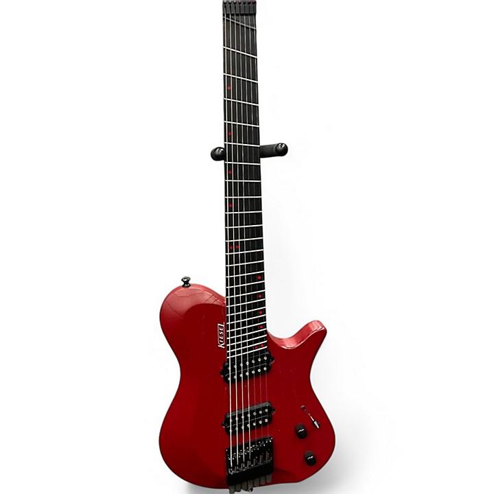 Used Kiesel Zeus 7 Red Solid Body Electric Guitar Red | Guitar Center