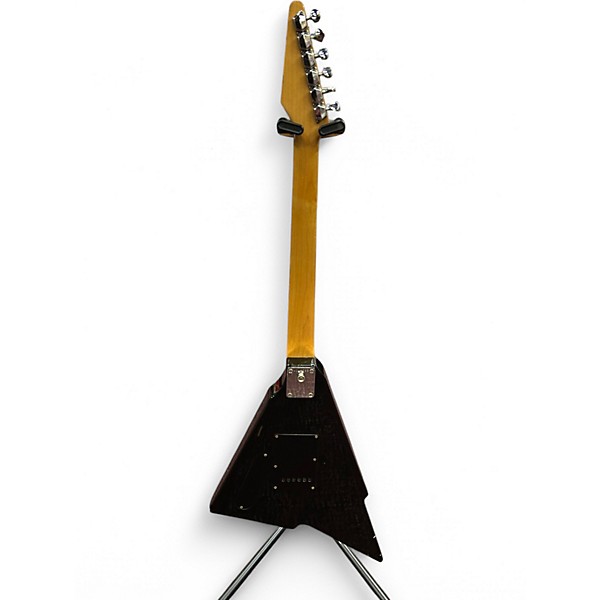 Vintage 1980s Squier Katana Black Solid Body Electric Guitar