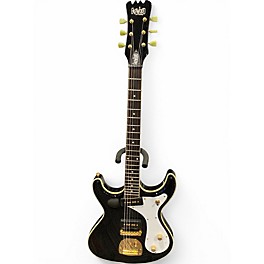 Used Eastwood SIDEJACK Black Solid Body Electric Guitar