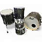 Used Pearl 5 Piece Session Studio Select Black Satin Ash Drum Kit thumbnail