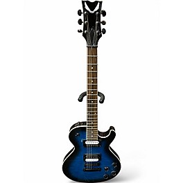 Used Dean Thoroughbred Blue Solid Body Electric Guitar