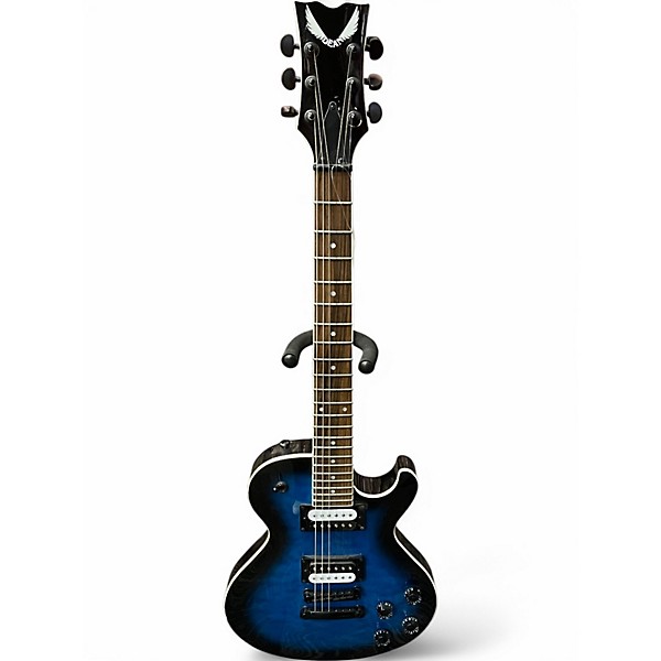 Used Dean Thoroughbred Blue Solid Body Electric Guitar