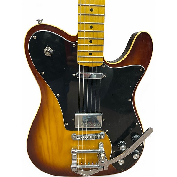 Used Tl ELM Vintage Sunburst Solid Body Electric Guitar