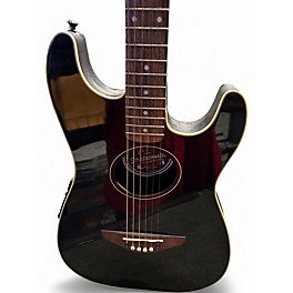Used Squier ACOUSTASONIC Black Acoustic Electric Guitar