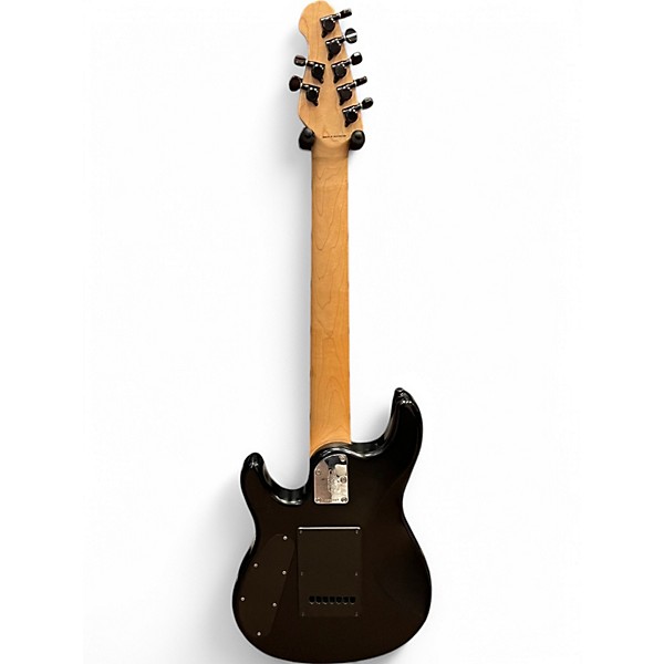 Used Sterling by Music Man John Petrucci JP157 7 String Black Solid Body Electric Guitar