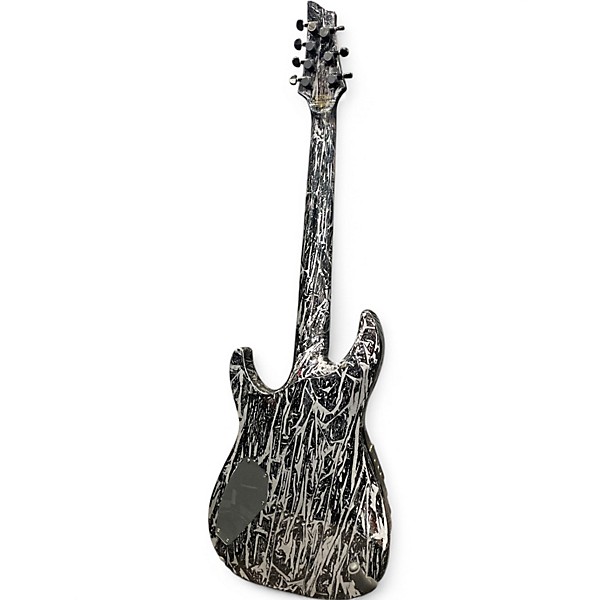 Used Schecter Guitar Research C7 Silver Mountain Silver Mountain Solid Body Electric Guitar