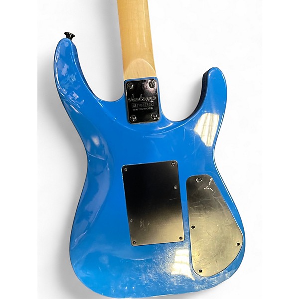 Used Jackson JS32 Dinky Left Handed Blue Electric Guitar