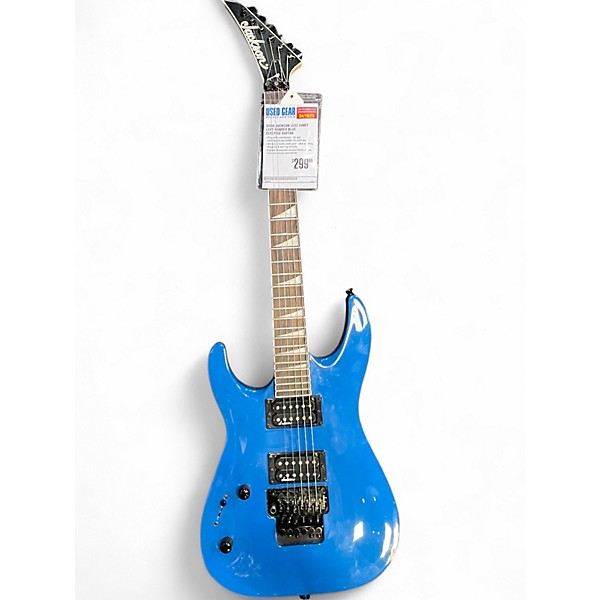 Used Jackson JS32 Dinky Left Handed Blue Electric Guitar