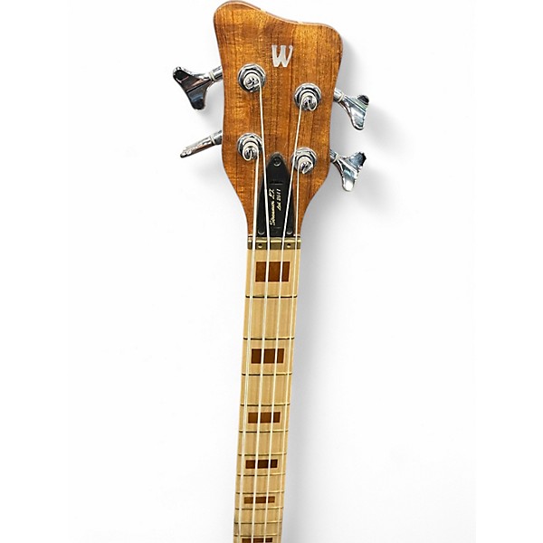 Used 2011 Warwick Streamer LX 4 String LTD Natural Electric Bass Guitar