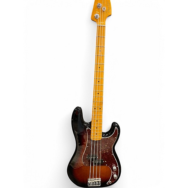 Used 2023 Fender American Professional II Precision Bass 2 Tone Sunburst Electric Bass Guitar