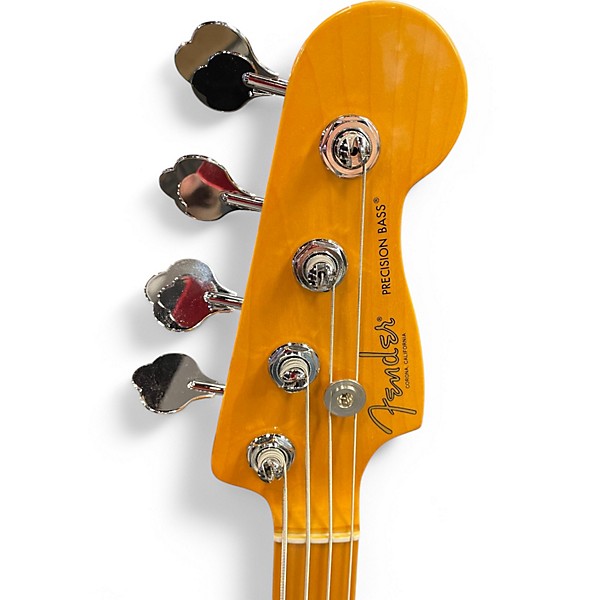 Used 2023 Fender American Professional II Precision Bass 2 Tone Sunburst Electric Bass Guitar