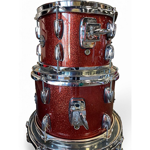 Used 2020 Gretsch Drums 5 Piece Renown BURNT ORANGE Drum Kit