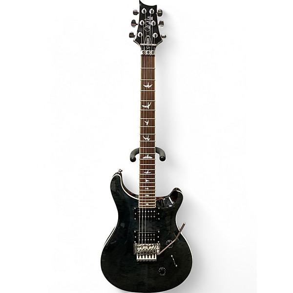 Used PRS SE Custom 24 FR Trans Charcoal Solid Body Electric Guitar