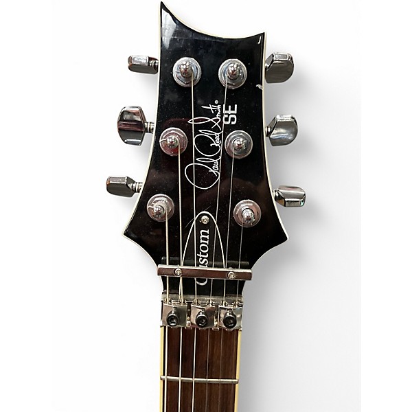 Used PRS SE Custom 24 FR Trans Charcoal Solid Body Electric Guitar