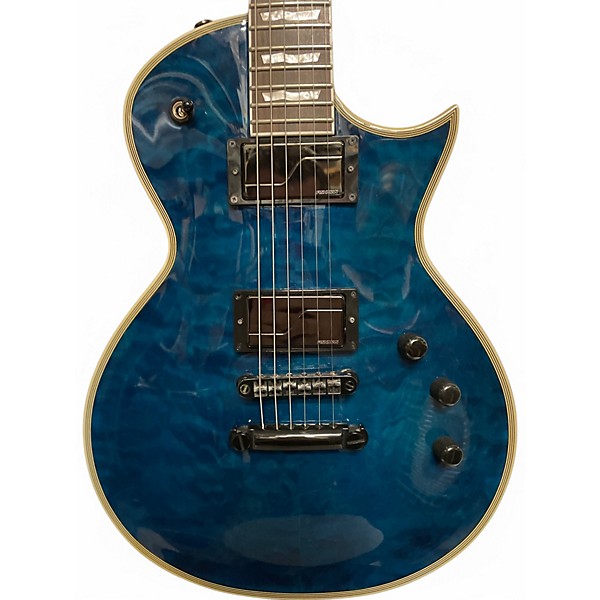 Used ESP E-II Eclipse MARINE BLUE  Solid Body Electric Guitar