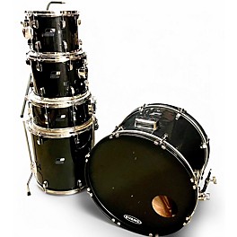 Used Ludwig 5 Piece BackBeat Black Drum Kit
