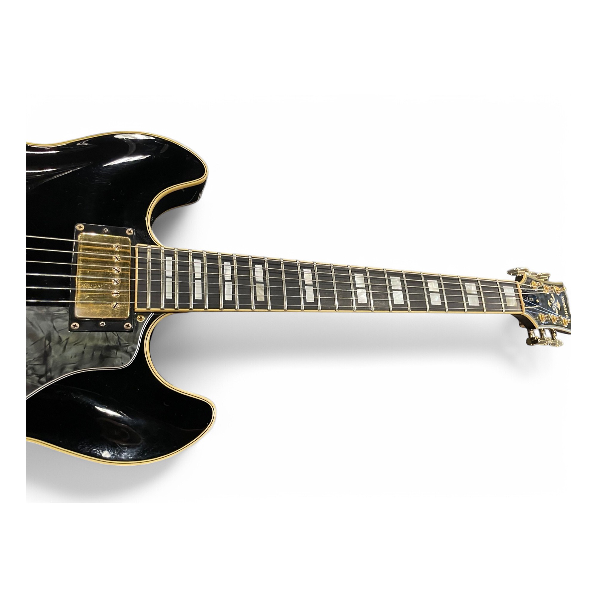 ギター YAMAHA SA2100 Used Yamaha SA2100 Black Hollow Body Electric Guitar Black