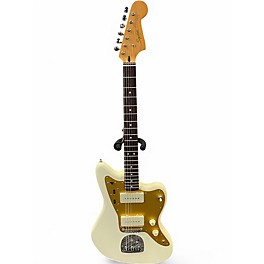 Used Squier J Mascis Jazzmaster Antique White Solid Body Electric Guitar