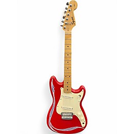 Used Squier Affinity Series Duo Sonic Torino Red Solid Body Electric Guitar