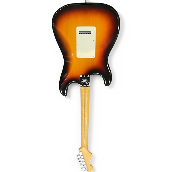 Used 2000s Fender America Stratocaster 3 Color Sunburst Solid Body Electric Guitar