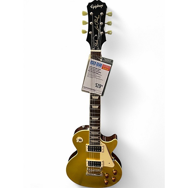 Used Epiphone Slash Signature Les Paul Classic Gold Top Solid Body Electric Guitar