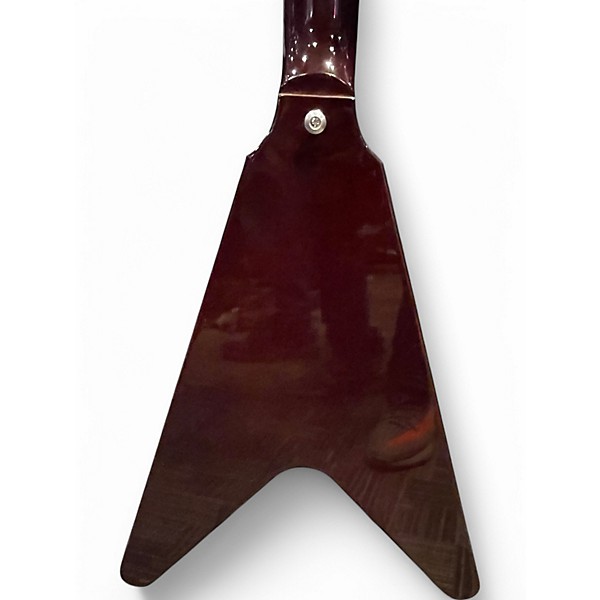 Used Gibson Flying V Wine Red Solid Body Electric Guitar
