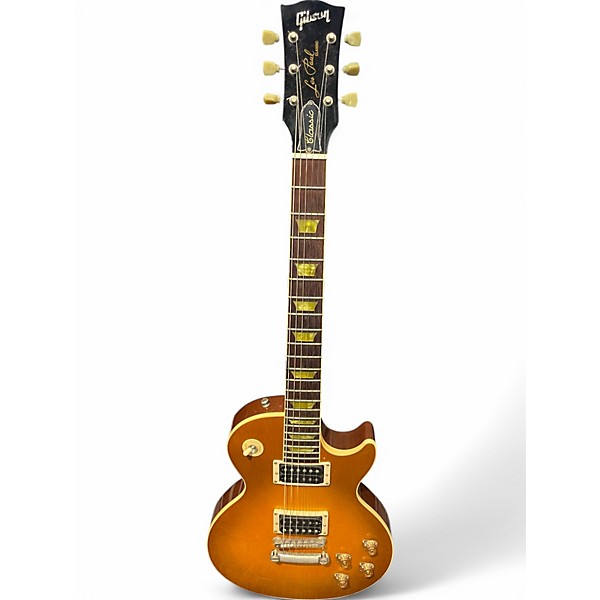 Used 1999 Gibson LP CLASSIC Honey Burst Solid Body Electric Guitar,Specials : American Fashion Style Bags On Sale