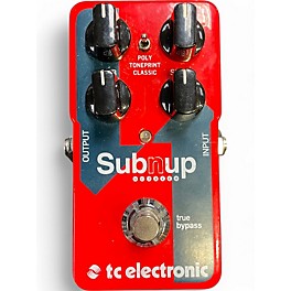 Used TC Electronic Sub N Up Octaver Effect Pedal