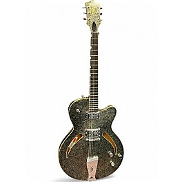 Used Gretsch Guitars G3166 SYNCROMATIC THINLINE BLACK SILVER PARKLE Hollow Body Electric Guitar