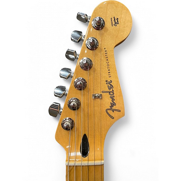 Used 2018 Fender Player Stratocaster Black Solid Body Electric Guitar