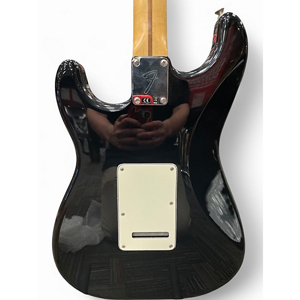 Used 2018 Fender Player Stratocaster Black Solid Body Electric Guitar