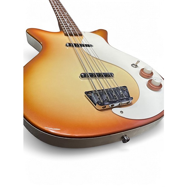 Used Danelectro 59DC Copper Burst Electric Bass Guitar