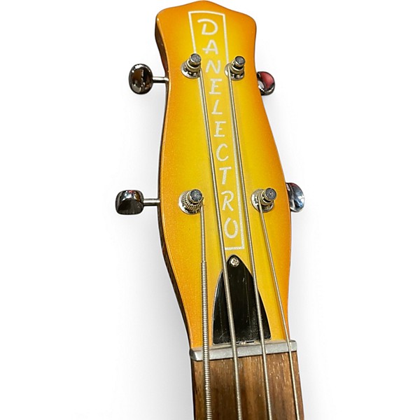Used Danelectro 59DC Copper Burst Electric Bass Guitar