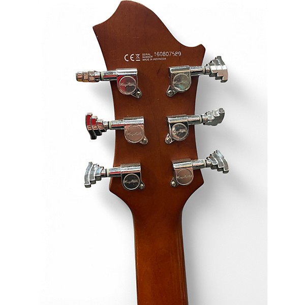 Used Hagstrom ulswe Honey Burst Solid Body Electric Guitar