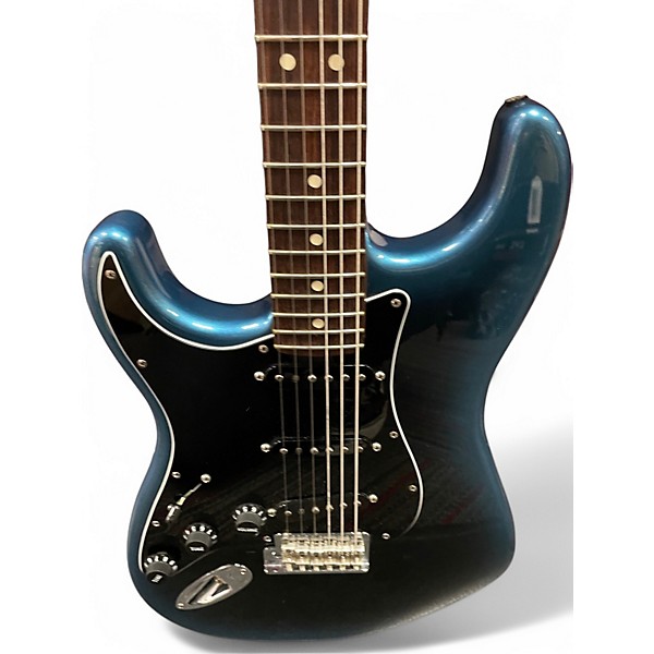 Used 2021 Fender American Professional II Stratocaster  LH DARK NIGHT Electric Guitar