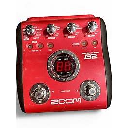 Used Zoom B2 Bass Effects Bass Effect Pedal