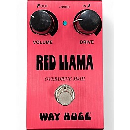 Used Way Huge Electronics WHE203 Red Llama Overdrive Effect Pedal