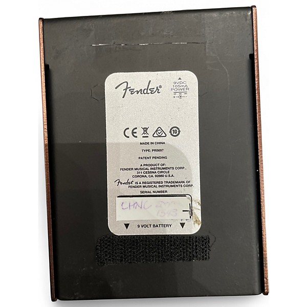 Used Fender Smolder Acoustic OD Effect Pedal