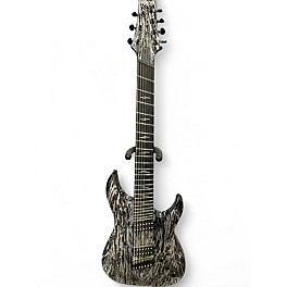 Used Schetcer SILVER MOUNTAIN SILVER/BLACK Solid Body Electric Guitar